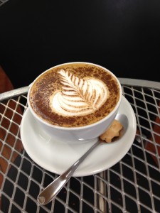 Origin Coffee fern art